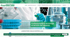 Desktop Screenshot of laboratoriosistema2000.com