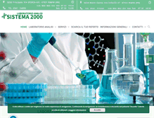 Tablet Screenshot of laboratoriosistema2000.com